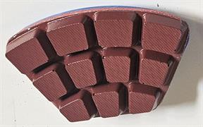 SEGMENT DIAFERG POUR MARBRE G.800 ROUGE SEG