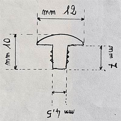 ANTISCIVOLO IN GOMMA SENZA FORO MT.100